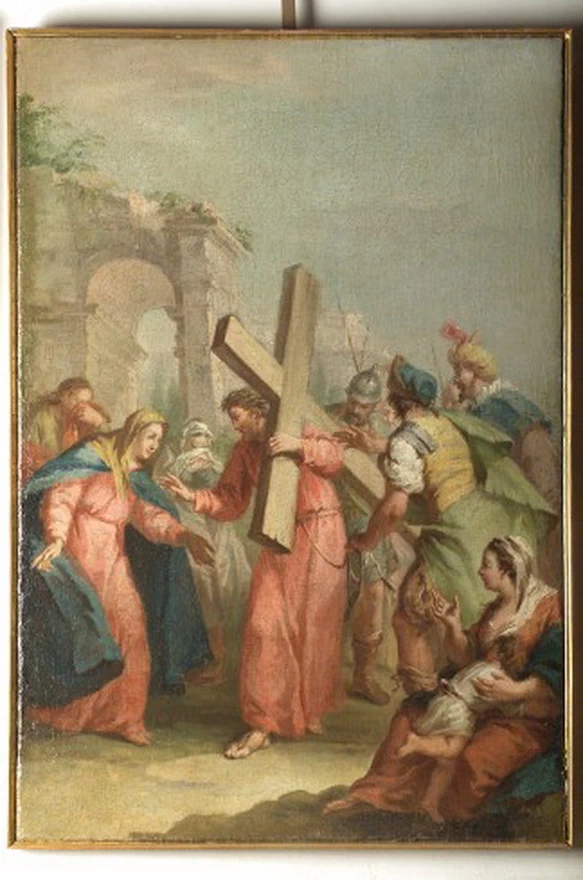 Gesù Cristo incontra la Madonna e le pie donne - Chiesa di S. Giobbe e S. Bernardino, Campo San Giobbe, Venezia
